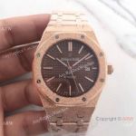 Copy Audemars Piguet Royal Oak 41mm Watch Frosted Gold Watch Case